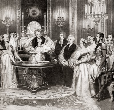 The Baptism of the Princess Royal by Charles Robert Leslie